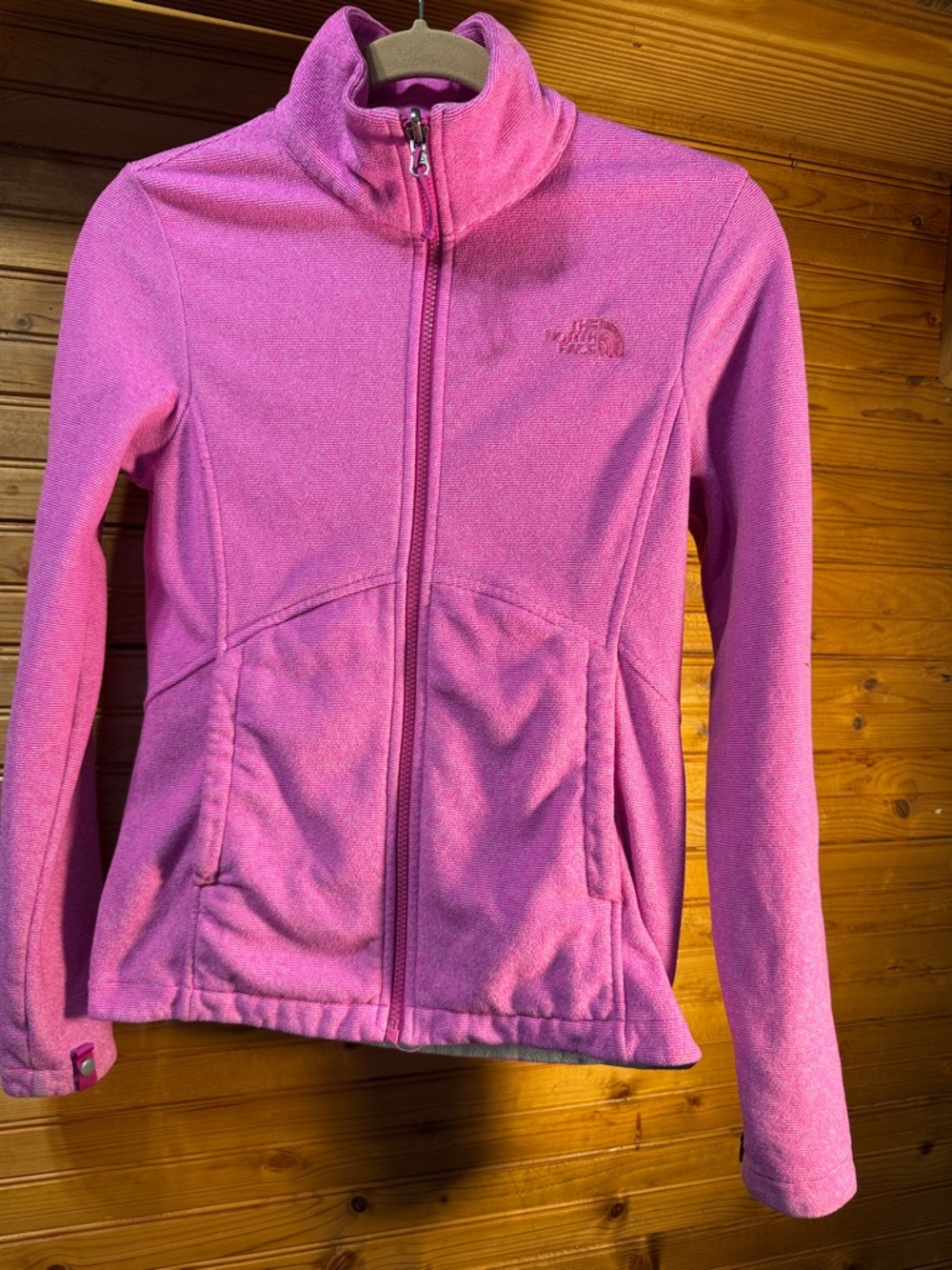 The North Face Pink Teddy Fleece Jacket